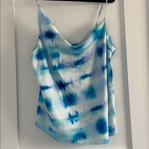 Asymmetrical Cowl Neck Top